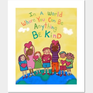 BE KIND by farah aria Posters and Art